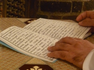The chants were in the ancient language of Coptic, still used somewhat in the masses of Egypt but known only by a small group of specialized practitioners, such as in this monastery.